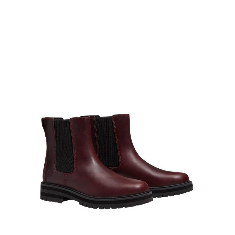 Timberland بوت تشيلسي نسائي Britton Drive — عنابي — صورة 3