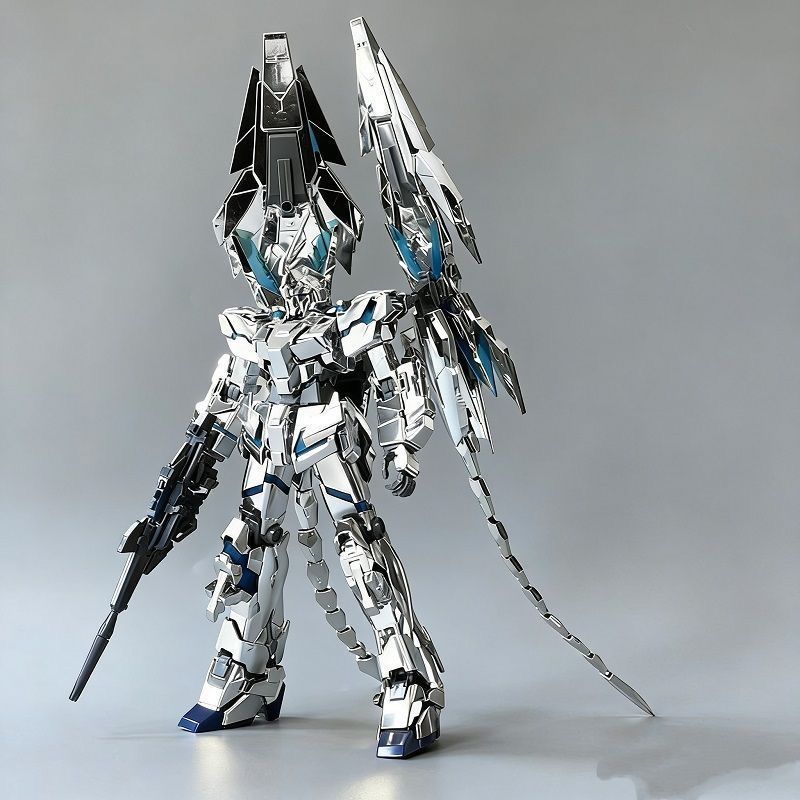 Electroplating Phoenix 6642L Silver Phoenix Unicorn No. 3 หน่วย 1/100 ประกอบรูปโมเดล