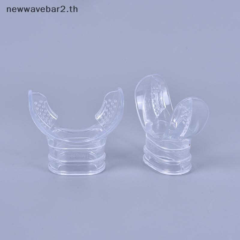 # waveba # 1PC Dive Tube Snorkel Silicone Clear Underwater Diving Tube .