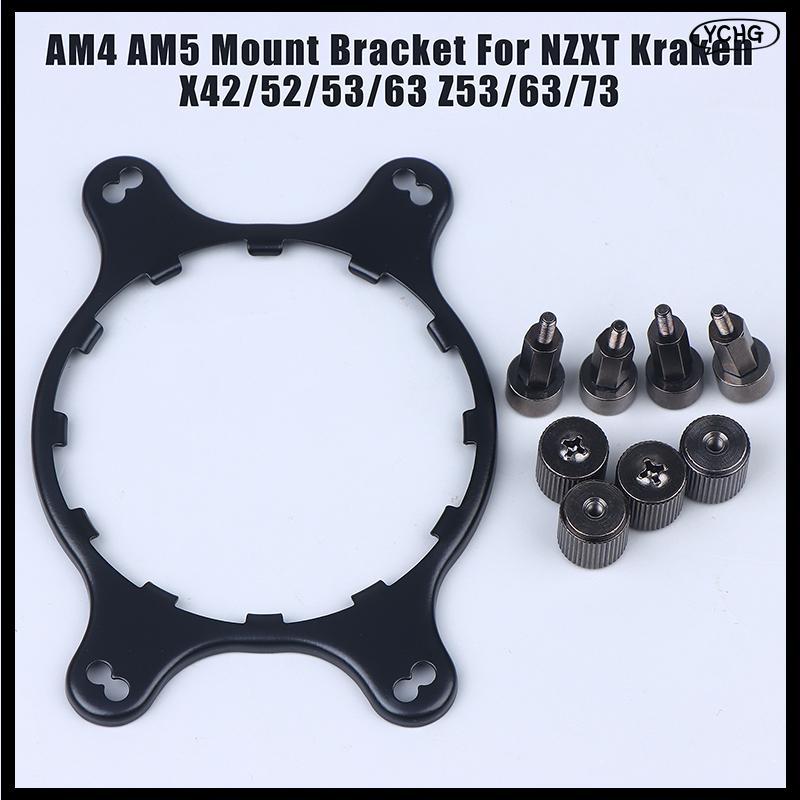 YCG AM4 AM5 Mount Braet Stud Nut Kit สําหรับ NZXT Kraken X41 X42 X51 X52 X61 X62 X63 X72 X73 Z63 Z73