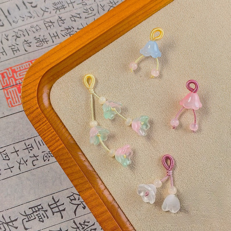 ((10 ชิ้น) Lily of the Valley Small Lily of the Valley จี้จี้อุปกรณ์จี้ diy