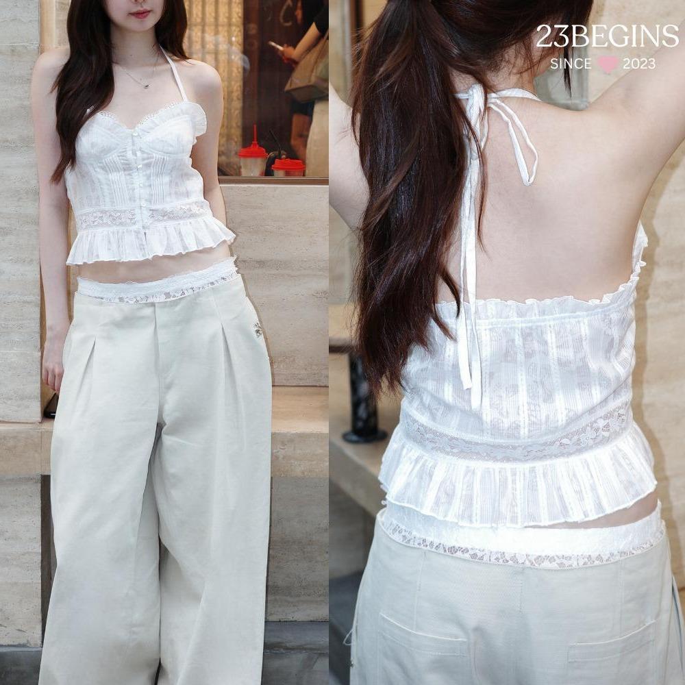 Parin Lace เสื้อคล้องคอลูกไม้ (00155)