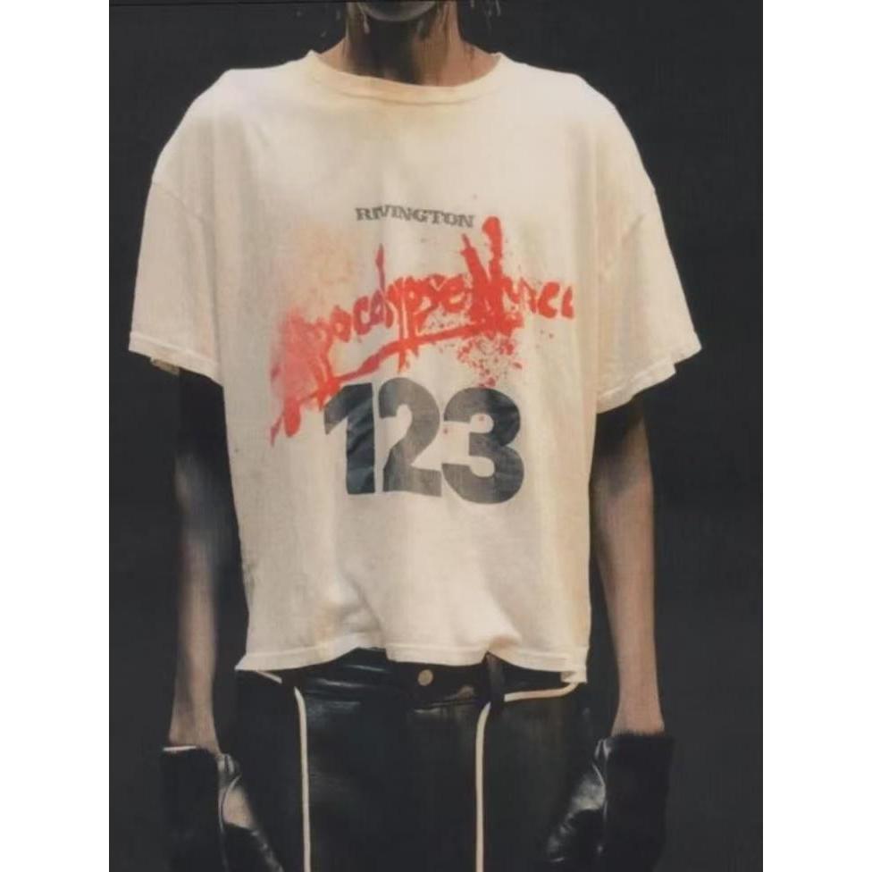 RRR123 ''Revelation Slogan เสื้อยืดแขนสั้น