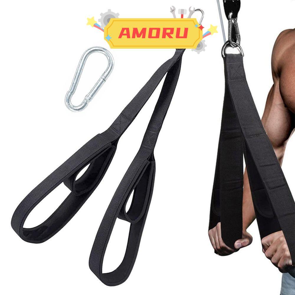 AMOR12U7 Pulldown Rope, อุปกรณ์ออกกําลังกายอเนกประสงค์ขา Raise Strap, Gym Tricep