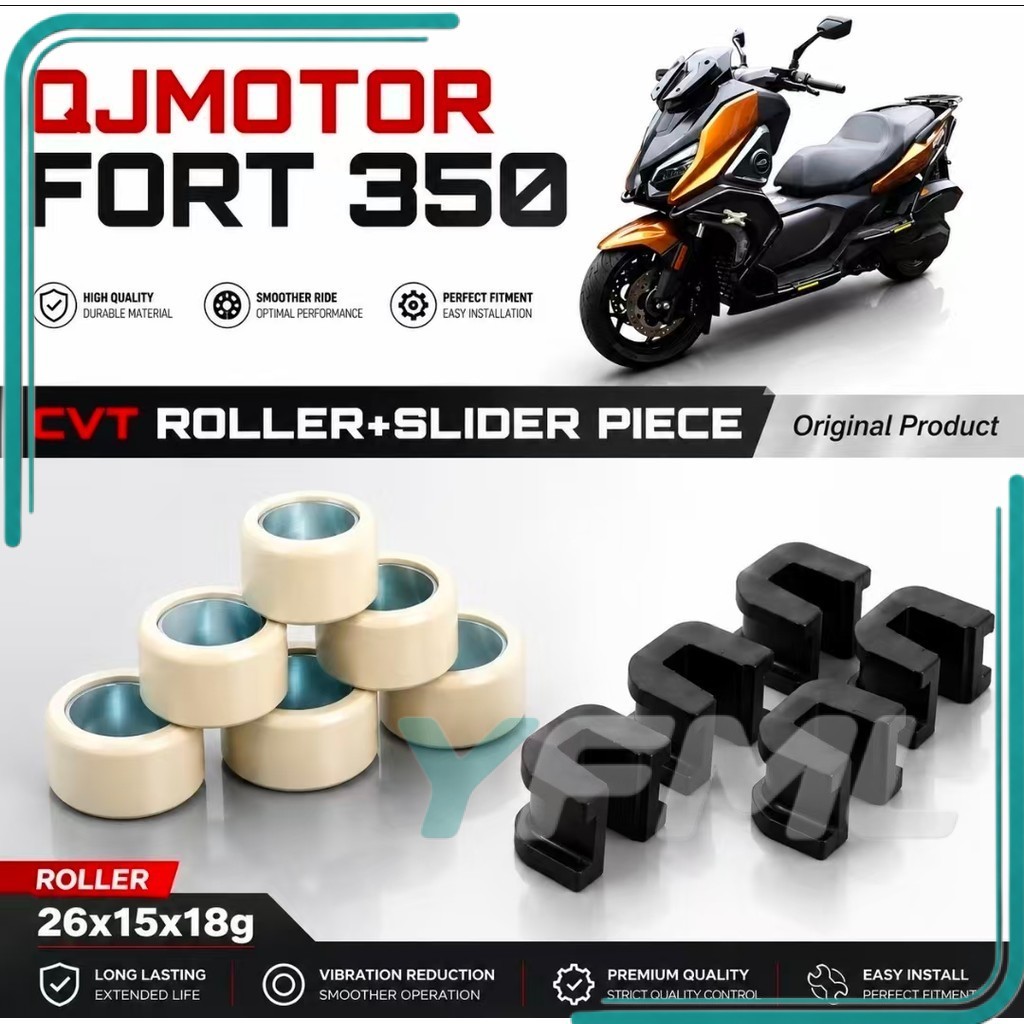 PULLEY ROLLER + สไลด์ 100 FORTRESS 350 FORT350 FORTRESS350 PULLEY ROLLER CVT + SLIDER PIECE