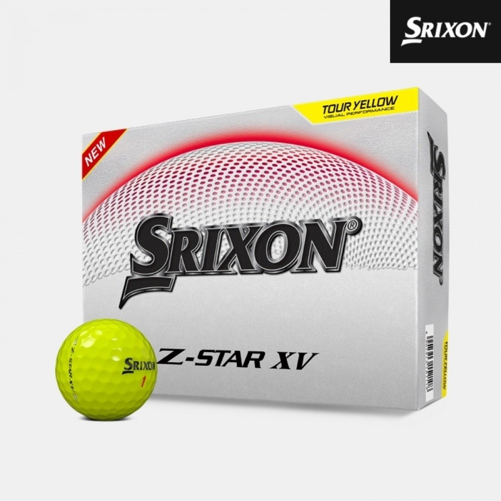 SRIXON Unisex 2025 Golf Balls Tour สีเหลือง 3 ชิ้น Z-Star9 XV 12 ลูก