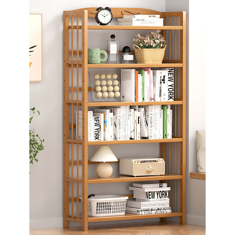 Bookcases  Book Shelf Floor Shelf Living Room Multi-layer Wood Book Rack