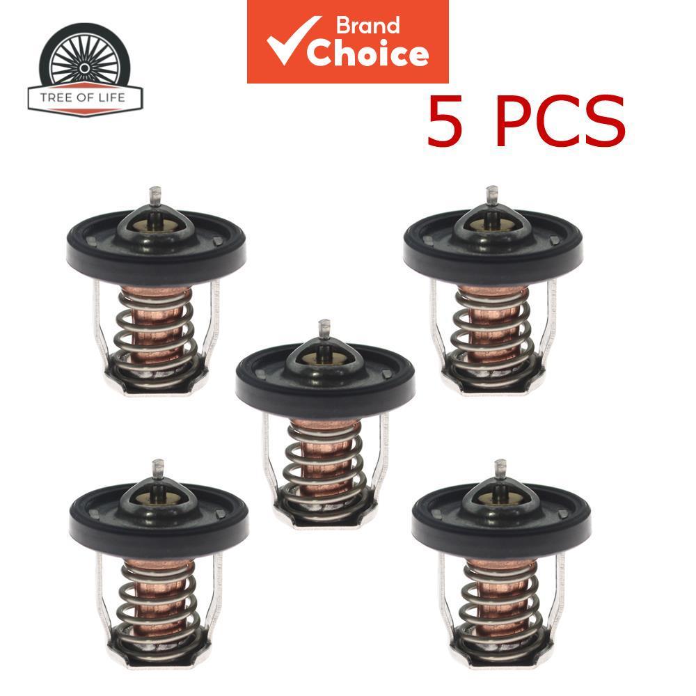 เทอร์โมสตัท 50°C 5 ชิ้นสําหรับ Suzuki Marine เครื่องยนต์นอก Df2.5 2006 + Df4 Df5 Df6 Df9.9b Df15a Df