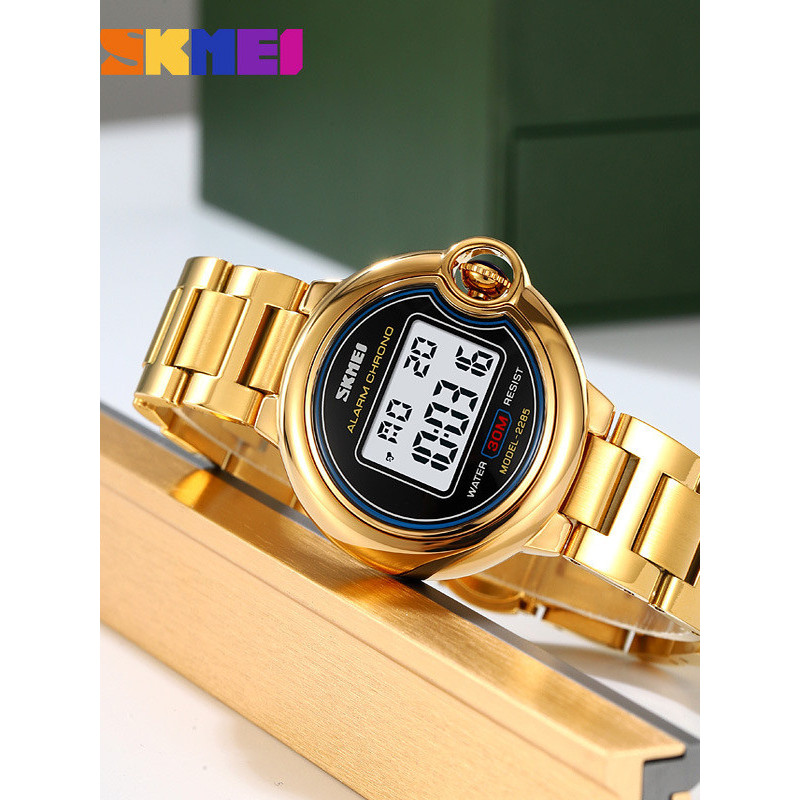 Moment Beautiful Fashion Simple Commuter Ladies Student Electronic Watch Creative Casual All-Match M