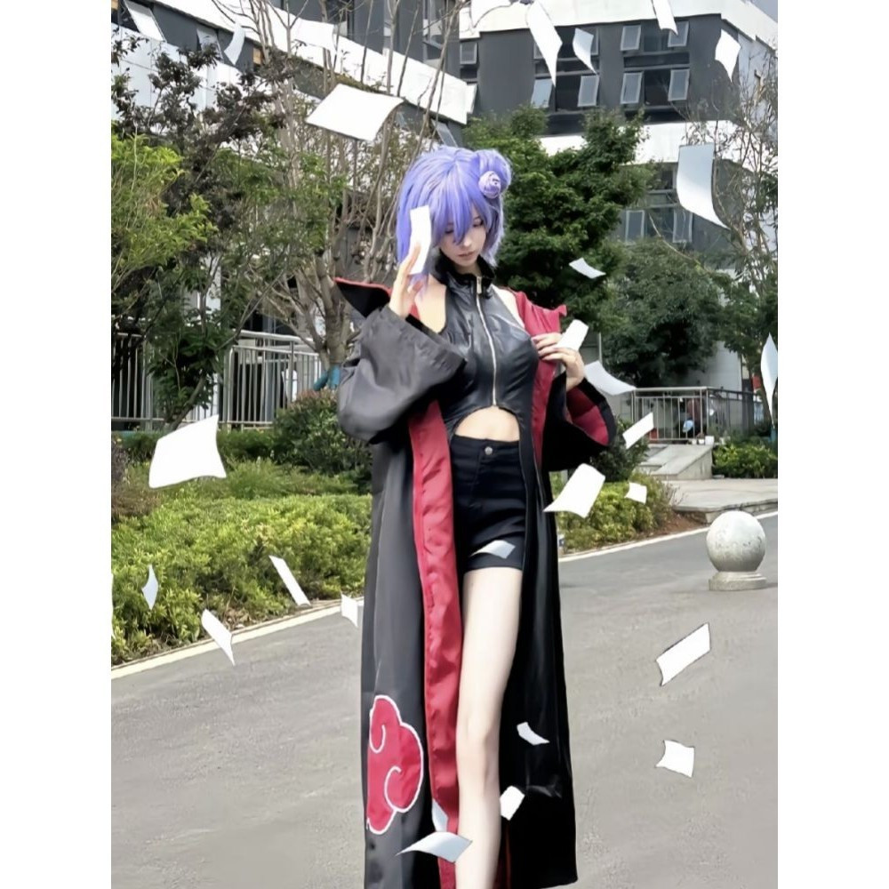 Naruto cos Xiaonan cos เสื้อผ้า Shippuden สไตล์กระดาษ Dance Angel คอสเพลย์สองมิติอะนิเมะเครื่องแต่งก