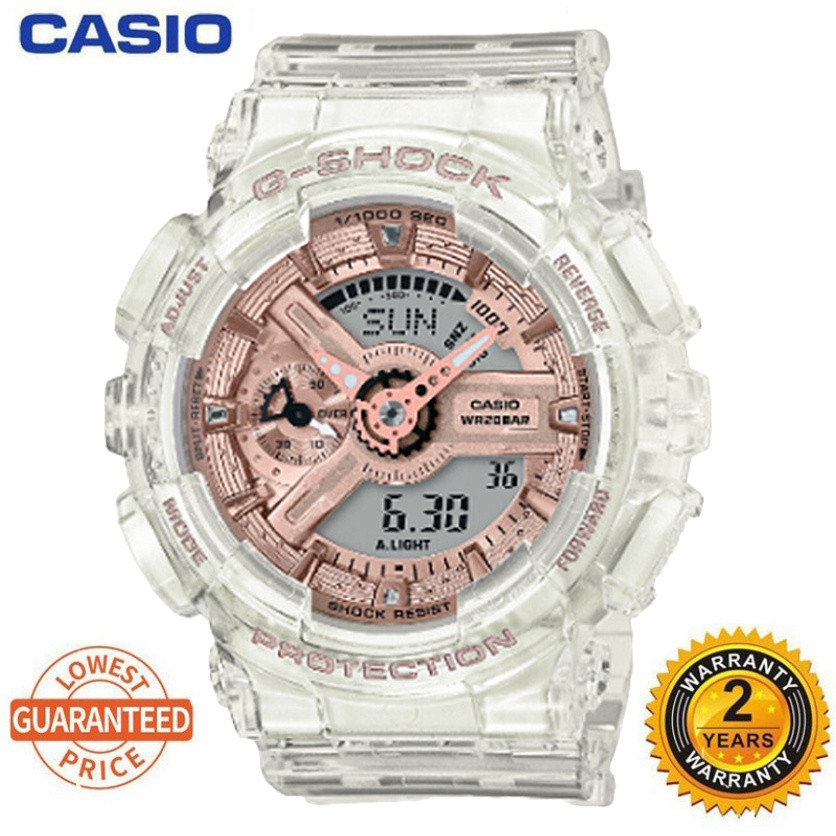 QIXIAO G*/*shock GMA-S110SR-7A Ice Cream Series Digital Sport ผู้หญิงสุภาพสตรีนาฬิกาแฟชั่นเรซิ่นสายน