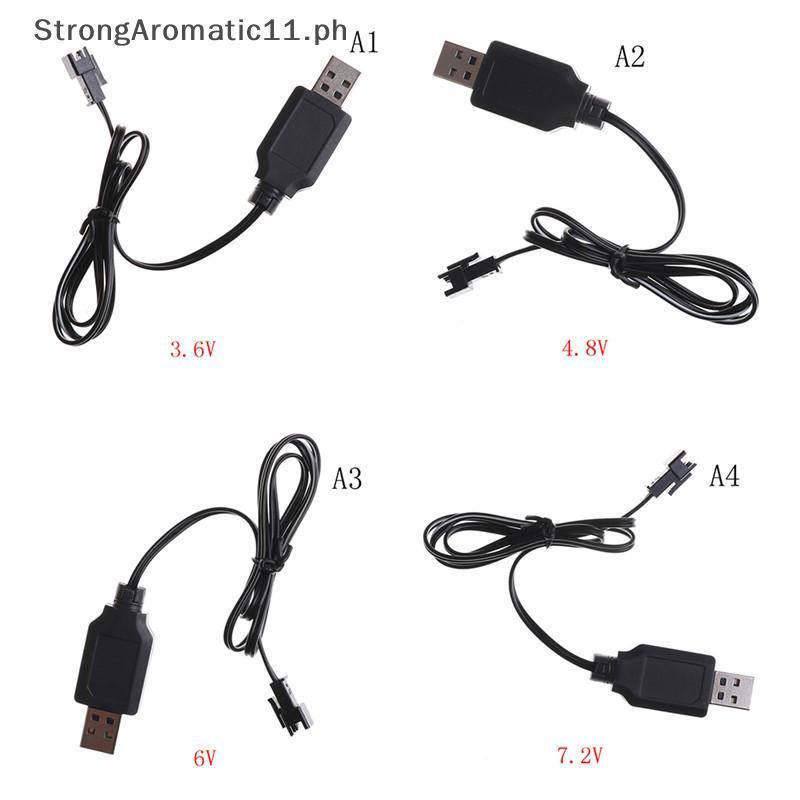 StrongAromatic DC 3.6V-7.2V RC แบตเตอรี่ Pa USB Charger Adapter สําหรับรีโมทคอนโทรลรถ PH