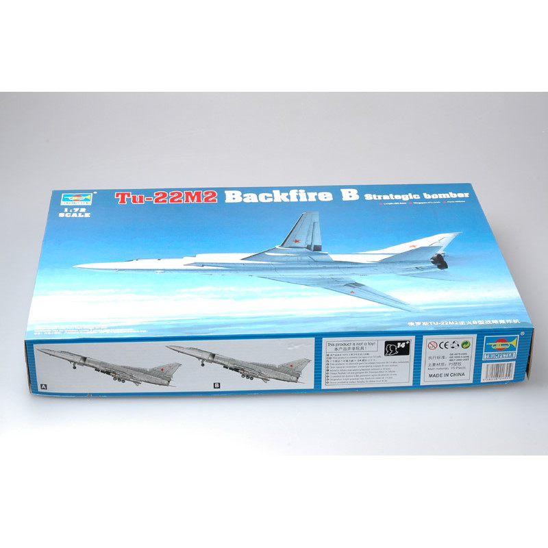 Trumpeter 1/72 01655 Tu-22M2 Backfire B Strategic Bomber ชุดโมเดล