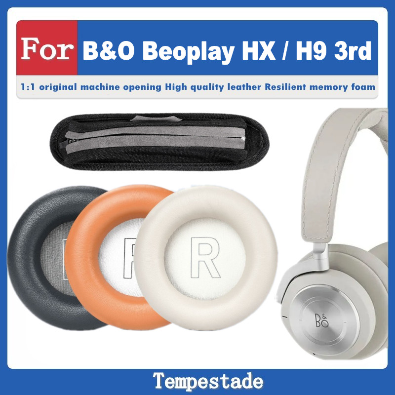 สําหรับ Bang & Olufsen Beoplay HX/H9 แผ่นรองหูฟัง 3 หู Muffs ฝาครอบหูฟัง