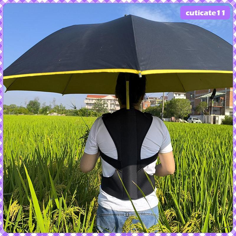 [Cuticate1] ที่ใส่ร่มแฮนด์ฟรี Sun Blocker Back สําหรับวิ่งตกปลาท่องเที่ยว