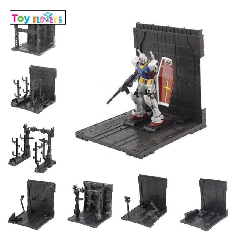 [Flurishroly5] Action Figure Display Model Toy Storage Garage Smoke Accessories ทนทาน