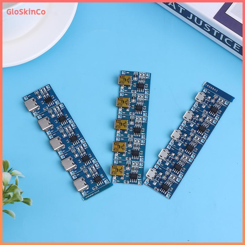พรา combedmคอเต่าสงงศแท้ 5pcs 5V 1A TYPE-C Micro USB ชาร์จบอร์ดโมดูลชาร์จพร้อมการป้องกัน Dual Functi