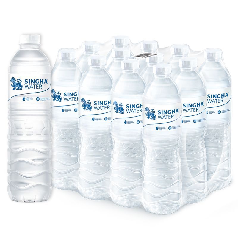 สิงห์น้ำดื่ม 750ซีซี แพค 12 Singha Drinking Water 750cc. Pack 12