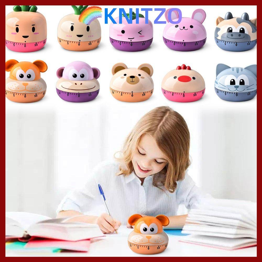 in stockKNITWO Mechanical Timer Novelty Student Learning Time Animal Digital Cooking Timer