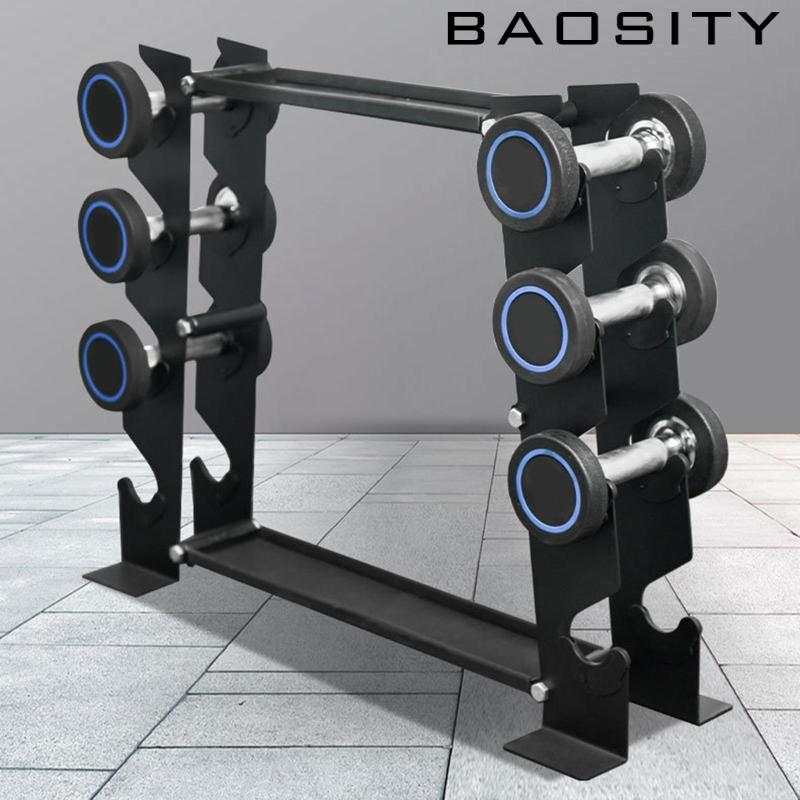 [Baosity] Heavy Duty a Frame Dumbbell Holder Space Saving Fitness Strength Display Shelf สําหรับออกก
