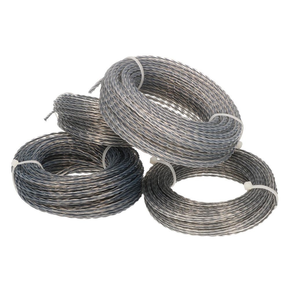 【Ready Stock】2-Set Core-Reinforced Grass Trimmer Line 2.0 - 3.0 Mm X 15m (30m) Line Spool New@New