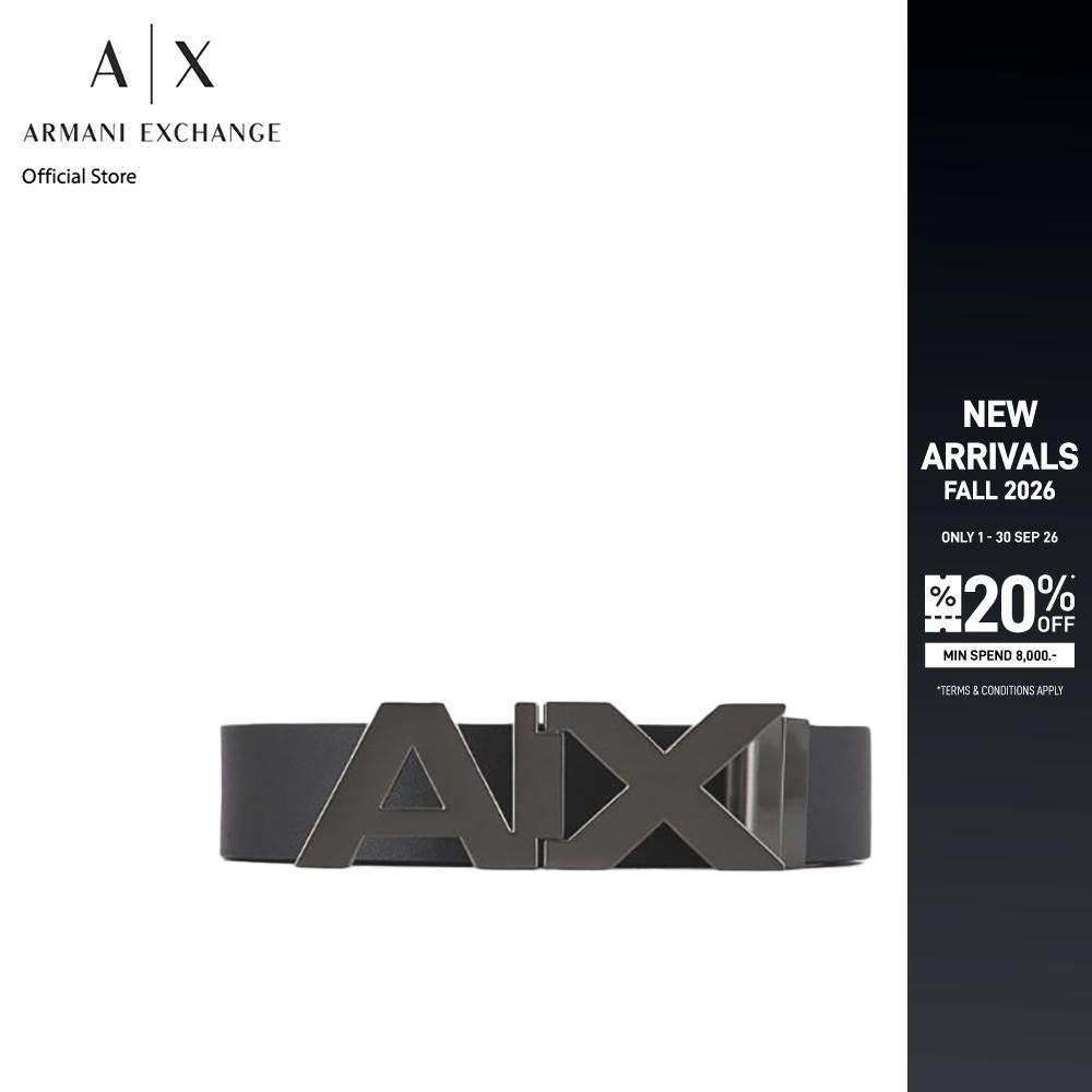 AX Armani Exchange เข็มขัดผู้ชาย รุ่น AX 951058 CC50543120 - สีดำ