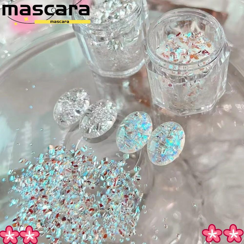 MARA Nail Art Sequins, Nail Art DIY Sequins Flash Nail Art Charms, Blinking Glitter Nail Art