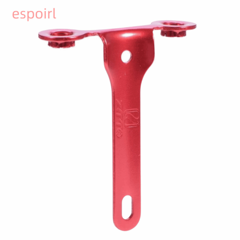 ESPOIR CO2 ที่ใส่ตลับหมึก, อลูมิเนียมน้ําหนักเบาจักรยาน CO2 ตลับ Mount, สกรูรวมสีแดงทนทานจักรยาน CO2