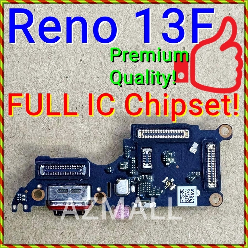 ใหม่พอร์ตชาร์จ SIM บอร์ดย่อย IC MIC Ribbon 0PP0 Reno13 F / Reno 13F 5G /CPH2699 เกรด
