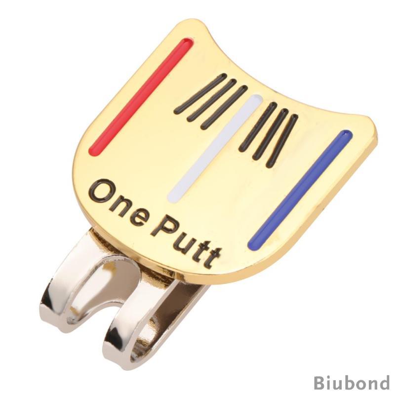 [Biubond] Putt Clip Golf Ball Marker Golf Hat Cap Visor for Friend Golf Trainer