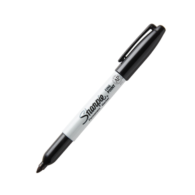 SHARPIE FINE ปากกามาร์กเกอร์ สีดำ ขนาด 1.0 มม. (หัวเดียว)