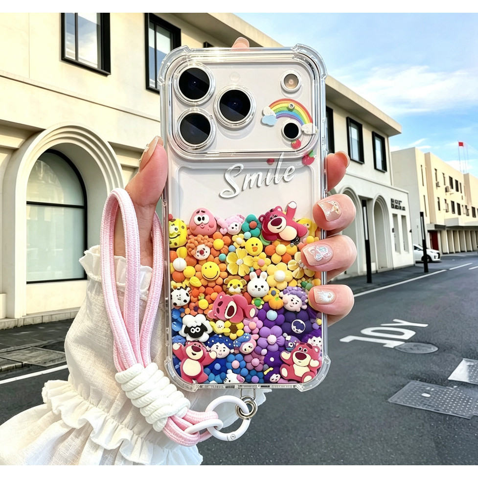 Quick-กันกระแทกสี่มุม เคสไอโฟน iPhone 18/17ProMax 17PRO 16ProMax 15PROMAX 15/14Pro 14Plus 13 12 11-ZRQSJFSTKK54