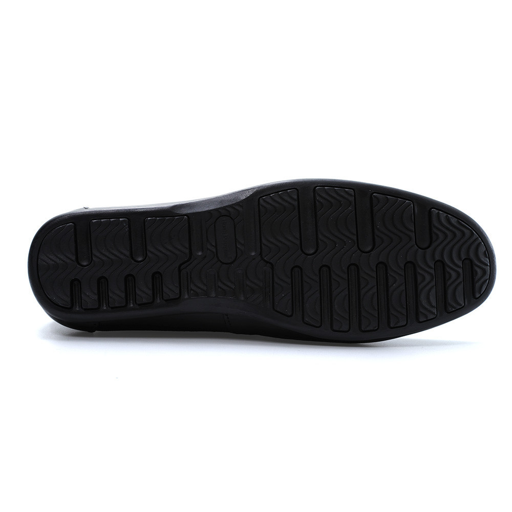 Hush Puppies حذاء رجالي رسمي جلد طبيعي — أسود — صورة 5