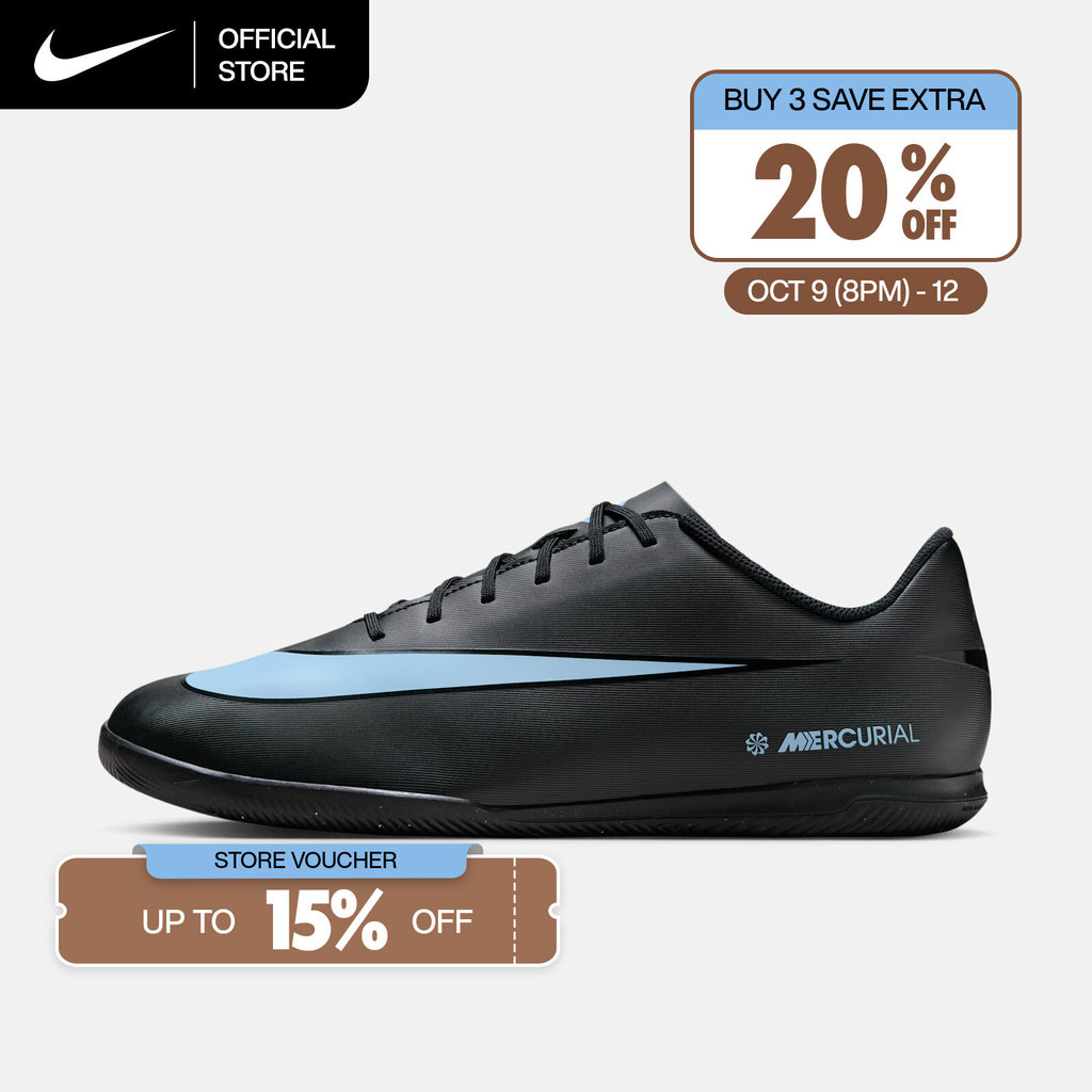 حذاء كرة قدم داخلي Mercurial Vapor 16 Club IC نايكي ـ رجالي أسود