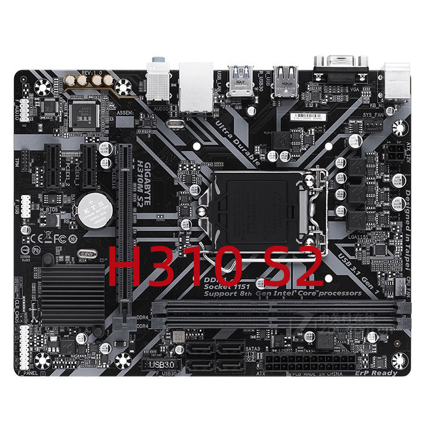 Chongxin Gigabyte/Gigabyte B360M-D2V/POWER H310M-DS2/S2 2.0 1151 เมนบอร์ด