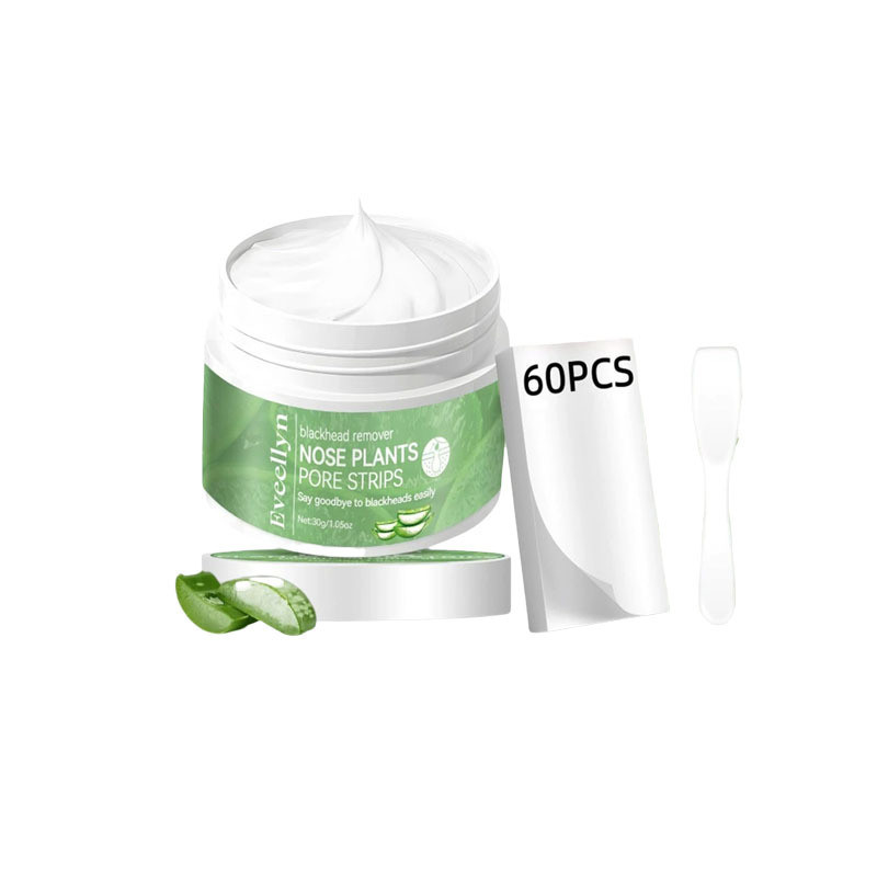 สิวหัวดํา Strawer Mask Blackhead Nose Mask Gentle Oil Control Clean Nose Tear Nose Mask