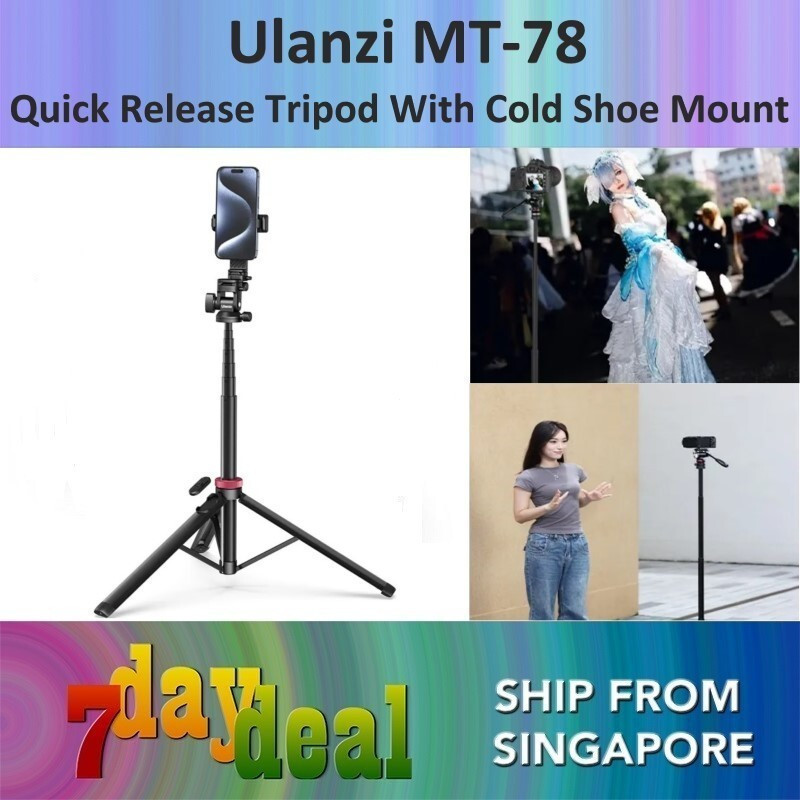 MT78 QuickRelease ขาตั้งกล้องพร้อมที่ยึดรองเท้าเย็น T077GBB1TH99 ZCMK