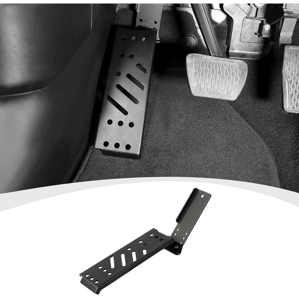 แผ่นรองพักเท้าซ้าย Dead Pedal เข้ากันได้กับ Jeep Wrangler JL & Gladiator JT 2018-2023 (รุ่น NOT Fit 