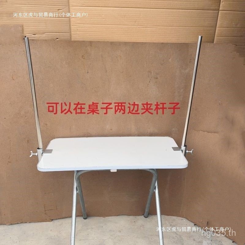 Signboard เดสก์ท็อปเสาขนาดเล็กเดสก์ท็อปกลางแจ้งผู้ถือบางรับประทานอาหาร Car Rack แผงลอยร่ม Rack แบนเน