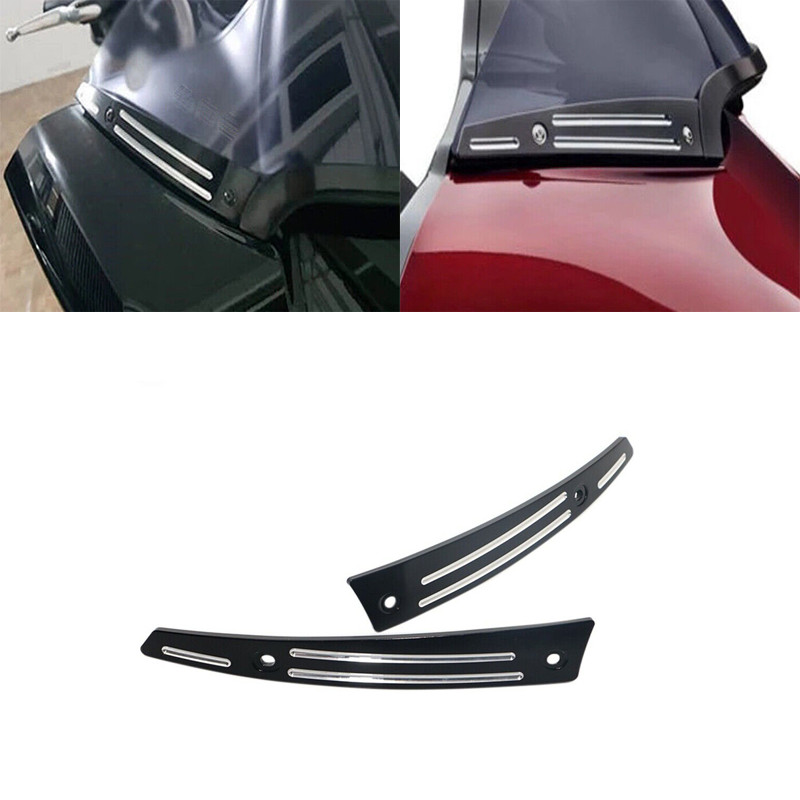 ขายร้อน CVO Harley Road Dual Light Gliding ดัดแปลงอุปกรณ์เสริม Hood กระจกความดันกระจกแถบตกแต่ง 14-23