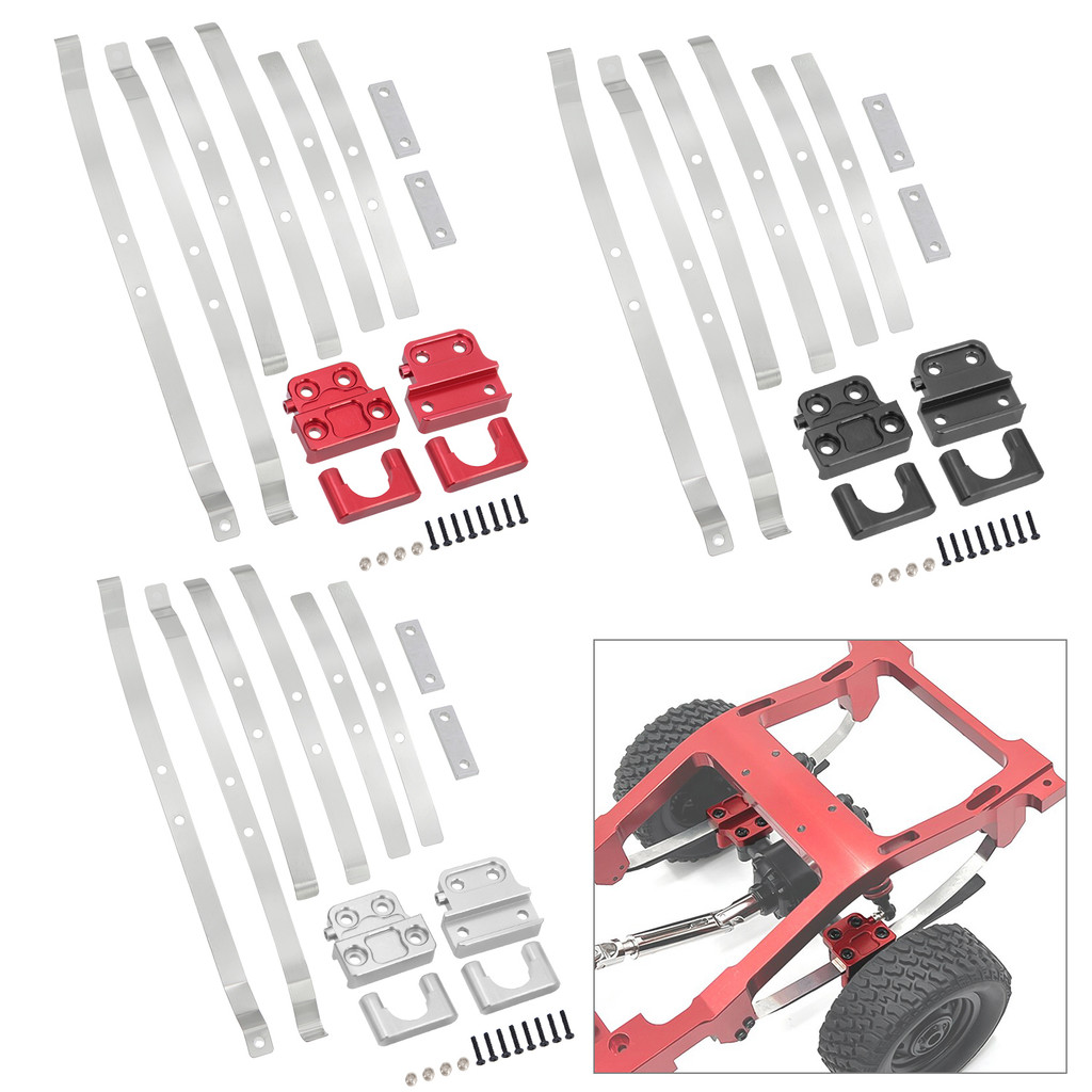 MN 1/12 MN82 LC79 โลหะด้านหลังเพลา Fixing ฤดูใบไม้ผลิแผ่นฤดูใบไม้ผลิ Fastenings ชุดสําหรับ MN 82 RC รถ DIY ดัดแปลงอะไหล่อัพเกรด