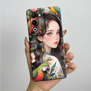 สําหรับ OPPO A5 2025 5G CPH2735 PKW120 OppoA5 4G CPH272727 เคสโทรศัพท์ดีไซน์ใหม่ MilkTea รูปแบบของเหลวซิลิโคนอ่อนนุ่มป้องกันกรณี