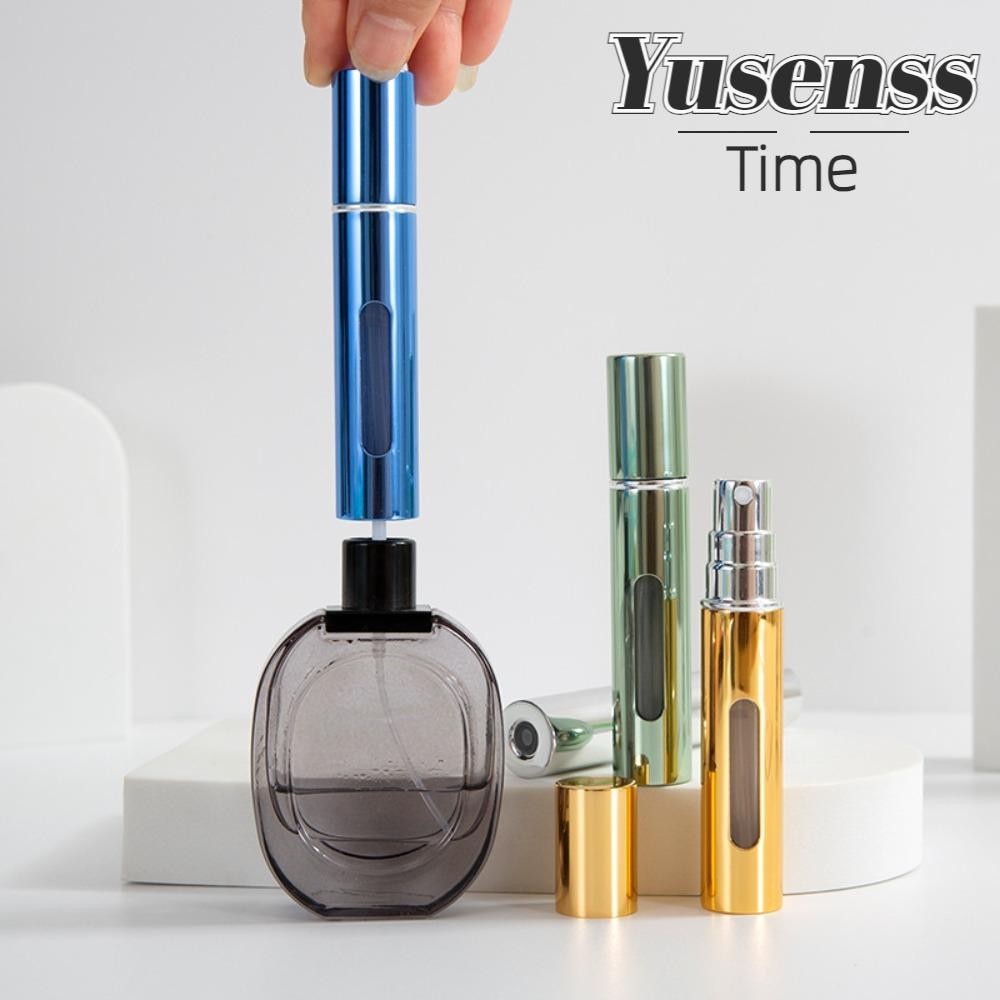 YUSENSS Atomizer Bottle, Mini Refillable Perfume Bottle, Empty with Spray Portable 10ml Spray Jar Tr
