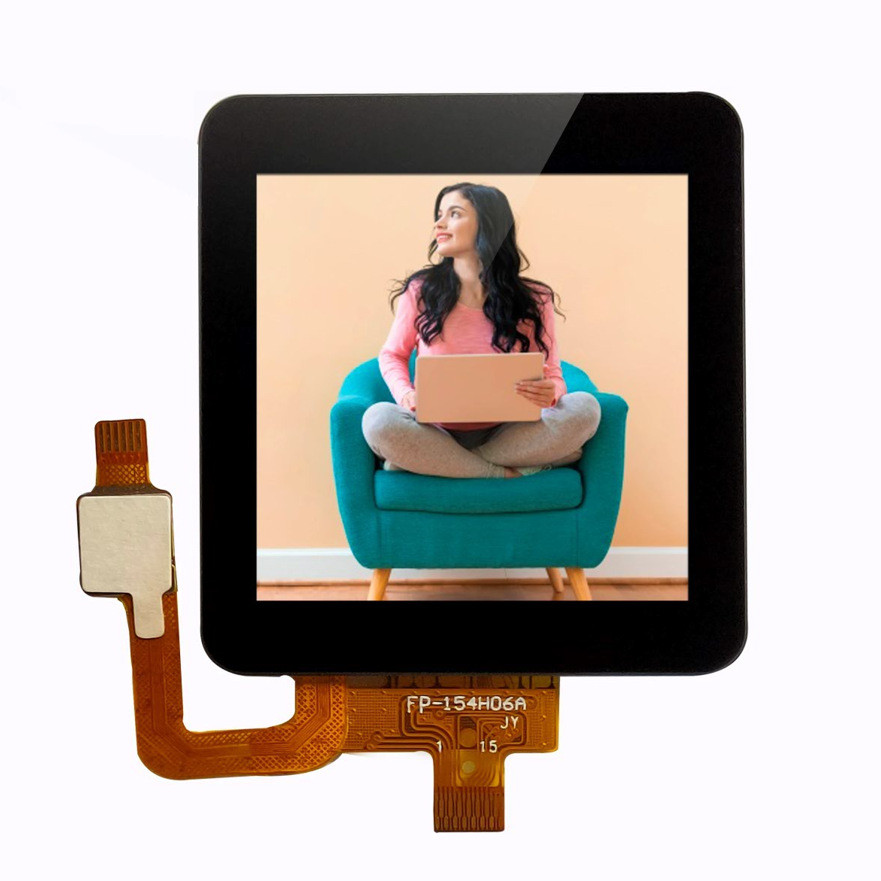 1.54 นิ้ว 240 * 240TFT สีหน้าจอสัมผัสจอแสดงผลสมาร์ท Home TFT Display Screen ST7789V2