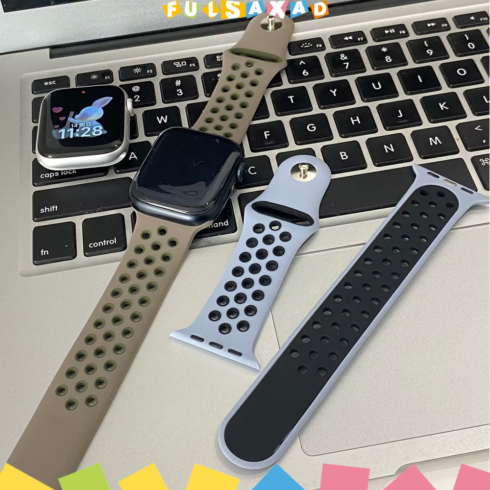 สายยางซิลิโคนสำหรับนาฬิกาสมาร์ท for Ultra / SE 3 2 Iwatch Series 11 10 9 8 7 6 5 4 3 2 49มม 41 45 40 44 38 42 46มม