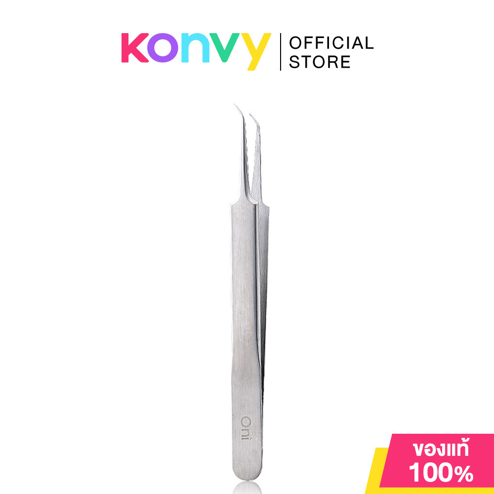 Oni Angled Blackhead Removal Tweezer โอนิ แหนบคีบสิว.