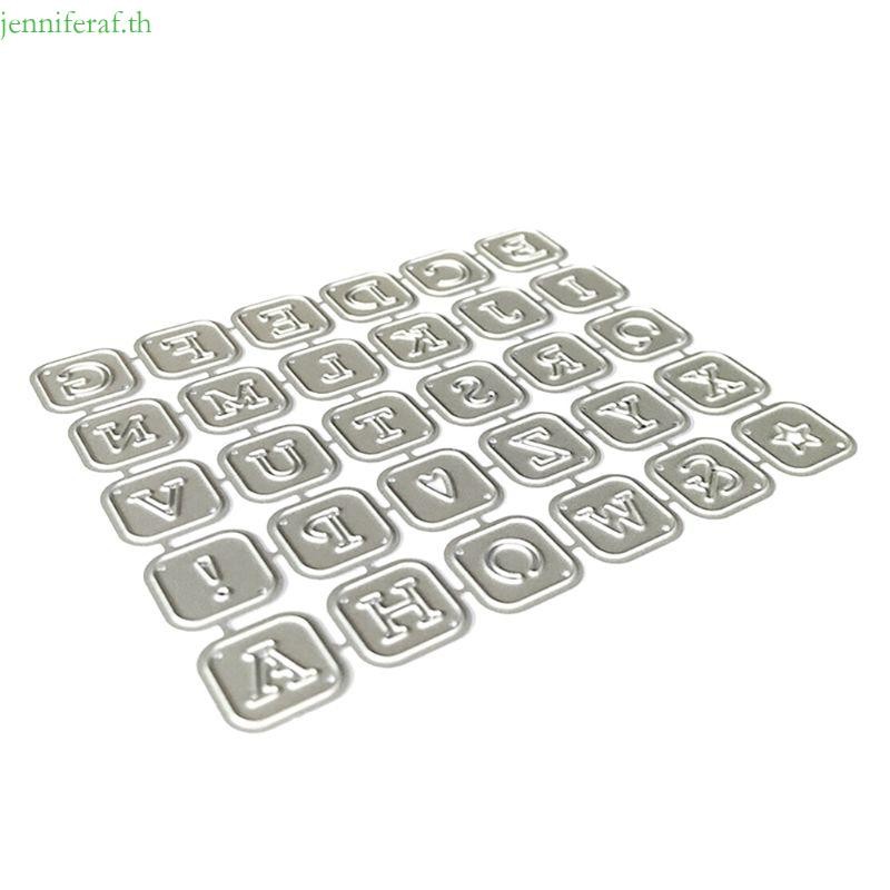 Alphabet Letters Metal Cutting Dies Stencil Scrapbooking DIY Album Stamp Paper