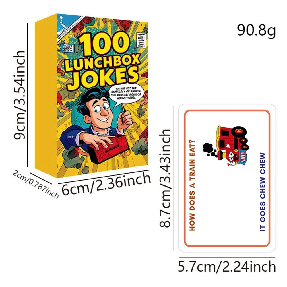 100 LUNCHBOX JOKES Cards