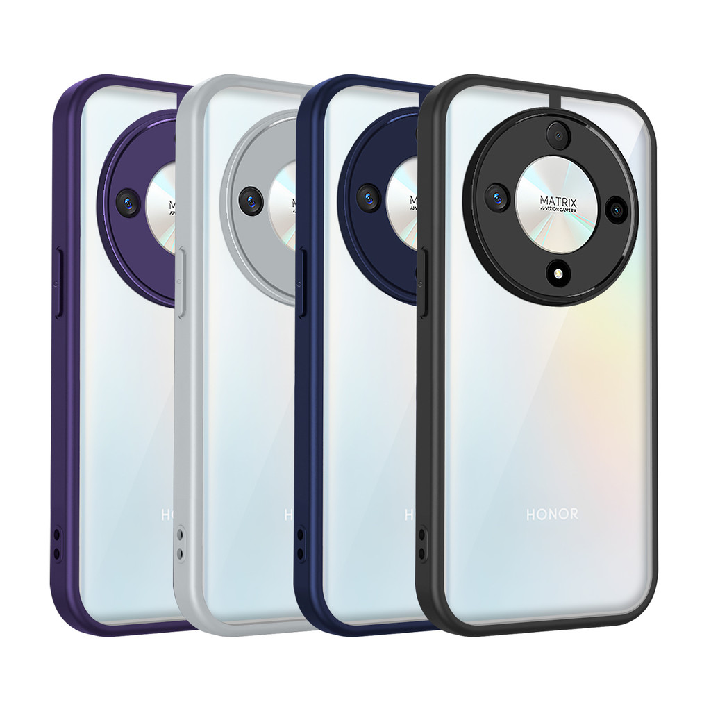 เคส Honor X9B 5G ปลอกหรูหรา Frosted ฝาครอบโปร่งใสสําหรับ Honor X9B 5G เคสโทรศัพท์