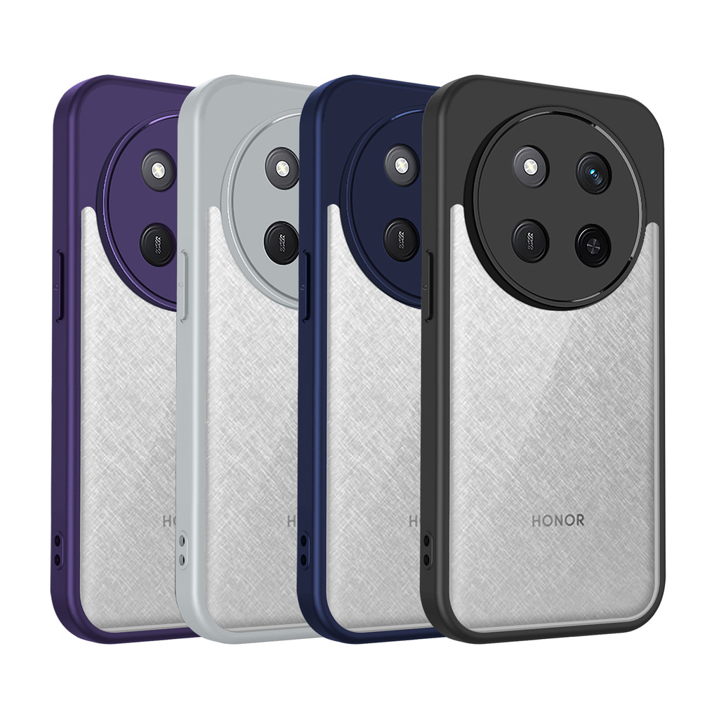 เคส Honor X9C 5G ปลอกหรูหรา Frosted ฝาครอบโปร่งใสสําหรับ Honor X9C 5G เคสโทรศัพท์